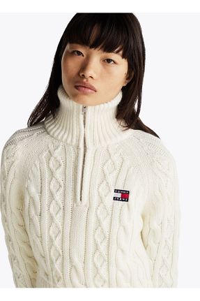 پلیور سفید زنانه Tommy Jeans - کد 930341161