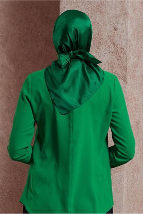 روسری سبز پلی استر Alvina - کد 826478352