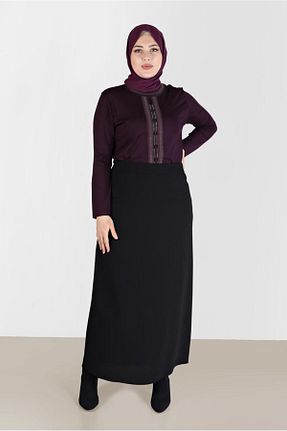 دامن حجاب سرمه ای زنانه رگولار Alvina - کد 802793732