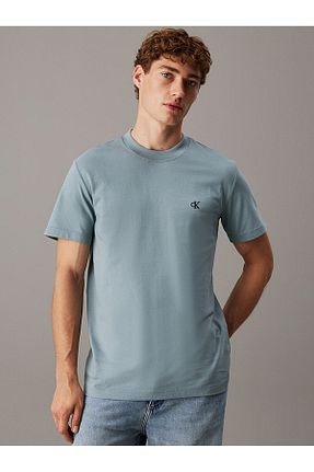 تیشرت آبی مردانه رگولار Calvin Klein - کد 930463703