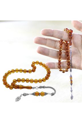 تسبیح زرد کهربا Tesbihane - کد 789706971