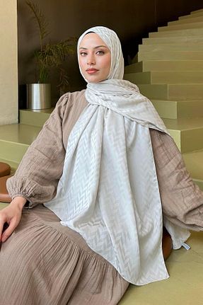 شال بژ زنانه lamelif - کد 930343928