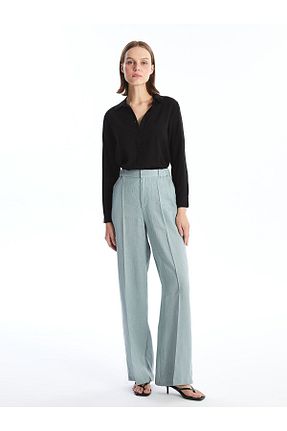 شلوار سبز زنانه کتان LC Waikiki - کد 930348311