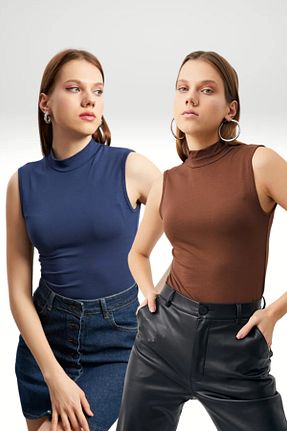 بادی رنگی زنانه یقه ماهیگیر Bipantolon - کد 930351167