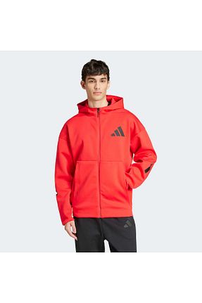 سوئیشرت اسپرت قرمز مردانه رگولار adidas - کد 928395232