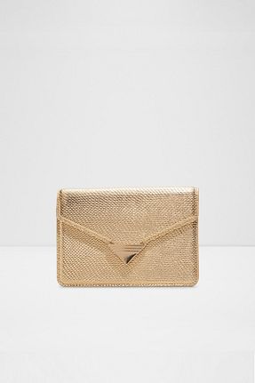 کیف دوشی طلائی زنانه چرم مصنوعی Aldo - کد 930352269