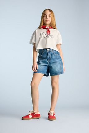 شلوارک و برمودا آبی بچه گانه Relaxed Defacto - کد 922123729