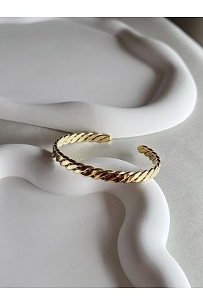 النگو زرد زنانه 22 عیار bej jewelry - کد 930356405