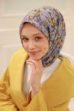روسری رنگی پنبه ای Silk Home - کد 930473022