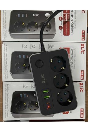 کابل افزودنی پریز گروهی مشکی 3 Blic - کد 846413736