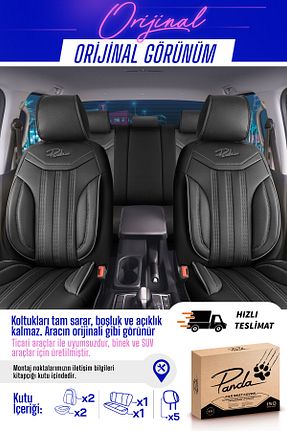 روکش صندلی خودرو طوسی Panda Kılıf - کد 108512705