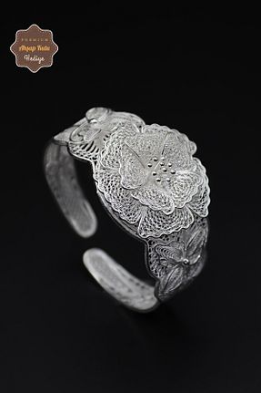 دستبند نقره زنانه 925 عیار Midyat Nurtaş Gümüş - کد 930358447