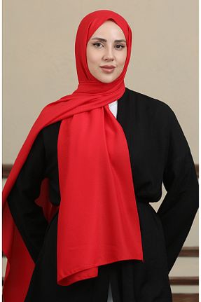 روسری قرمز 70 * 180 sefamerve - کد 849623227