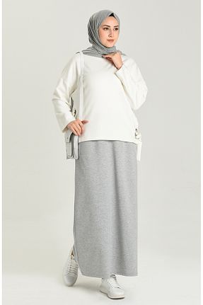 دامن حجاب طوسی زنانه رگولار sefamerve - کد 833583026