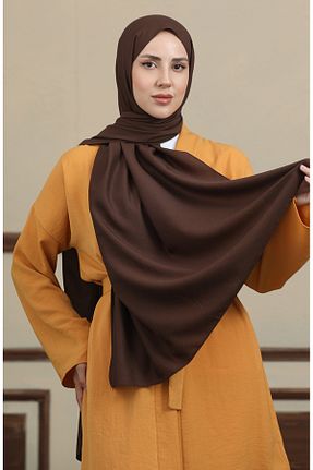 روسری قهوه ای sefamerve - کد 849623250
