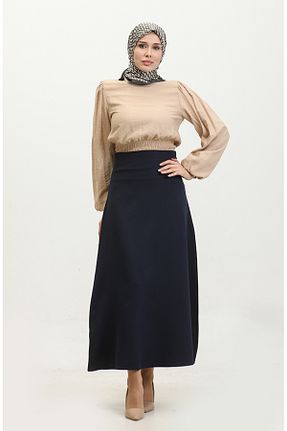 دامن حجاب سرمه ای زنانه Balık sefamerve - کد 833376106