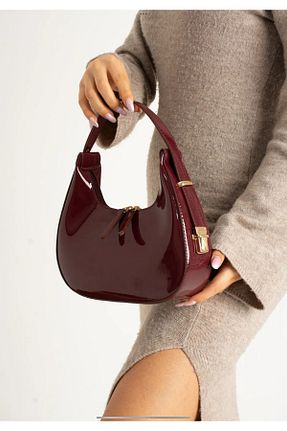 کیف دستی زرشکی زنانه سایز متوسط Mybag - کد 822023938