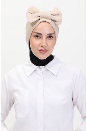 کلاه شنای حجاب بژ زنانه sefamerve - کد 841654730