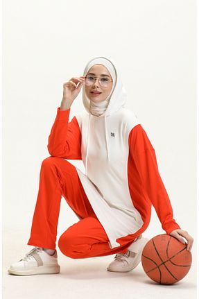 شلوار کرمگن نارنجی زنانه رگولار sefamerve - کد 836165913