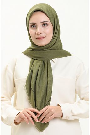 روسری سبز پنبه ای sefamerve - کد 837976355