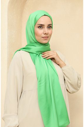 روسری سبز 70 * 180 sefamerve - کد 837975367