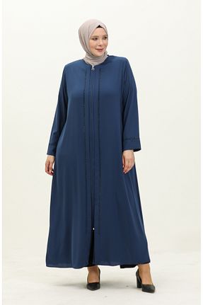 کلاه و ابایا سرمه ای زنانه بافتنی sefamerve - کد 833374270