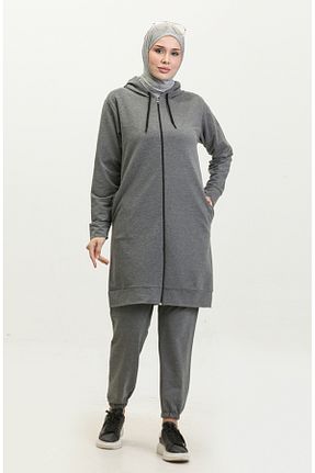 شلوار کرمگن طوسی زنانه رگولار sefamerve - کد 836133350