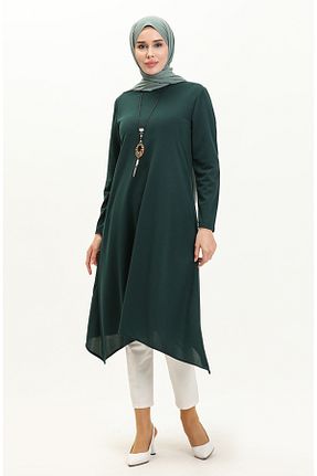 تونیک حجاب سبز زنانه پلی استر sefamerve - کد 834609865