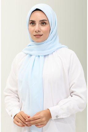 روسری آبی پنبه ای sefamerve - کد 849938420