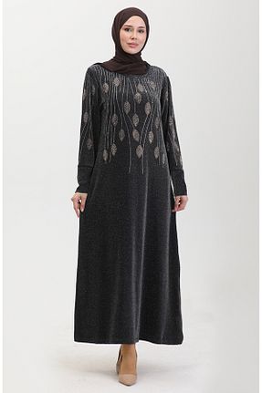 لباس مجلسی حجاب مشکی زنانه یقه دوچرخه sefamerve - کد 846127959