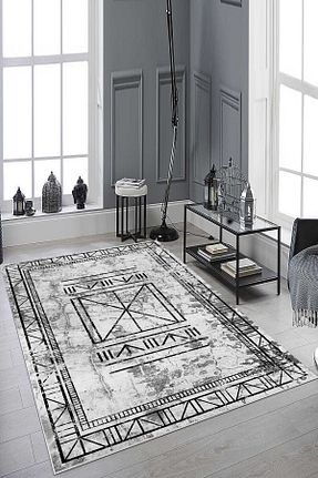 فرش مشکی زیره ضد لغزش df home - کد 239371365