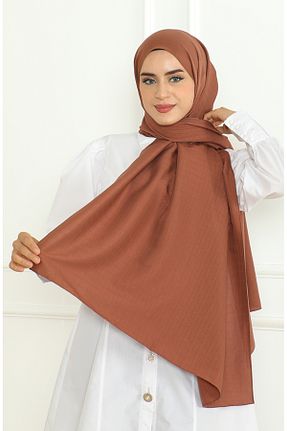 روسری زرشکی پنبه ای sefamerve - کد 857830242