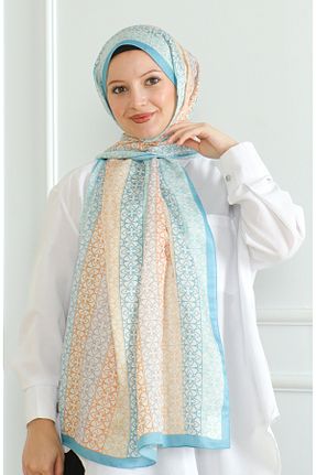 روسری متالیک پنبه ای sefamerve - کد 860814377