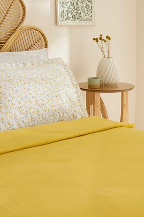 پیکه و ست پیکه دونفره زرد پنبه ای Karaca Home - کد 930476123