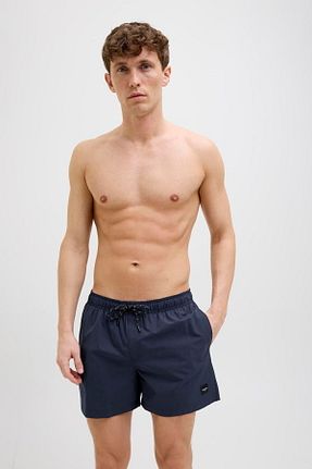 شلوارک ساحلی آبی مردانه پلی استر Jack & Jones - کد 891968150