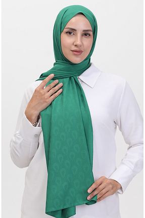 روسری سبز پلی استر sefamerve - کد 847817196