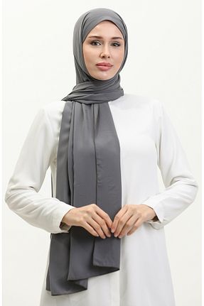 روسری طوسی 70 * 180 sefamerve - کد 841205688
