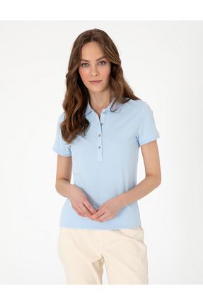 پولوشرت آبی زنانه پنبه ای Pierre Cardin - کد 930413788