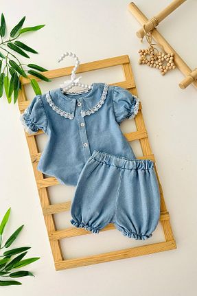 ست نوزادی آبی بچه گانه پنبه ای Minigimin Cicileri - کد 930384307