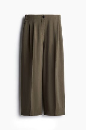 شلوار خاکی زنانه پنبه ای H&M - کد 930460431