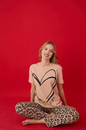 ست لباس راحتی رنگی زنانه گلدار Lavint Homewear - کد 928086981