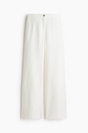 شلوار زنانه مخلوط کتان H&M - کد 930456874