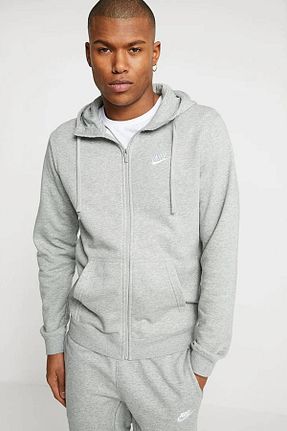 سوئیشرت اسپرت طوسی زنانه Fitted Nike - کد 930458642