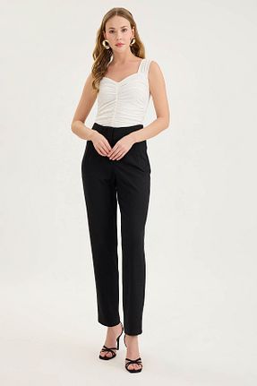 شلوار مشکی زنانه پلی استر Vitrin - کد 867075291