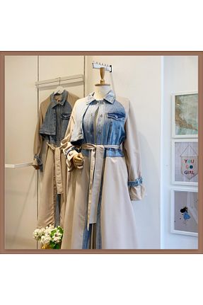 ترنچکت بژ زنانه پنبه ای Faya Boutique - کد 930525897