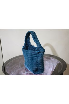 کیف دستی آبی زنانه سایز متوسط DERA - کد 930477518