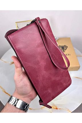 کیف دستی زرشکی زنانه سایز متوسط Fil Deri - کد 930467512