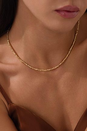 گردنبند جواهر طلائی زنانه روکش طلا EG Jewels Atelier - کد 928098679