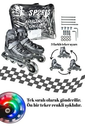 اسکیت مشکی Çocuk Pateni Toyaş - کد 930536728