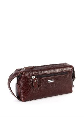کیف دستی قهوه ای مردانه سایز متوسط Aka - کد 41882003